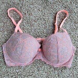 Victoria's secret dream angels demi bra pink lavender 32D